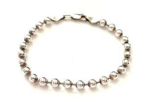 Pulsera de plata de 19.5 cm