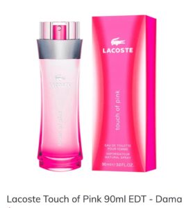 Lacoste Touch of Pink EDT. 90 ml.