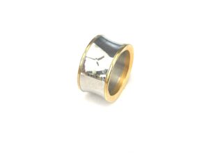 Anillo bitono #5 acero inox