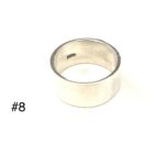 # 8 Anillo de plata 925 liso